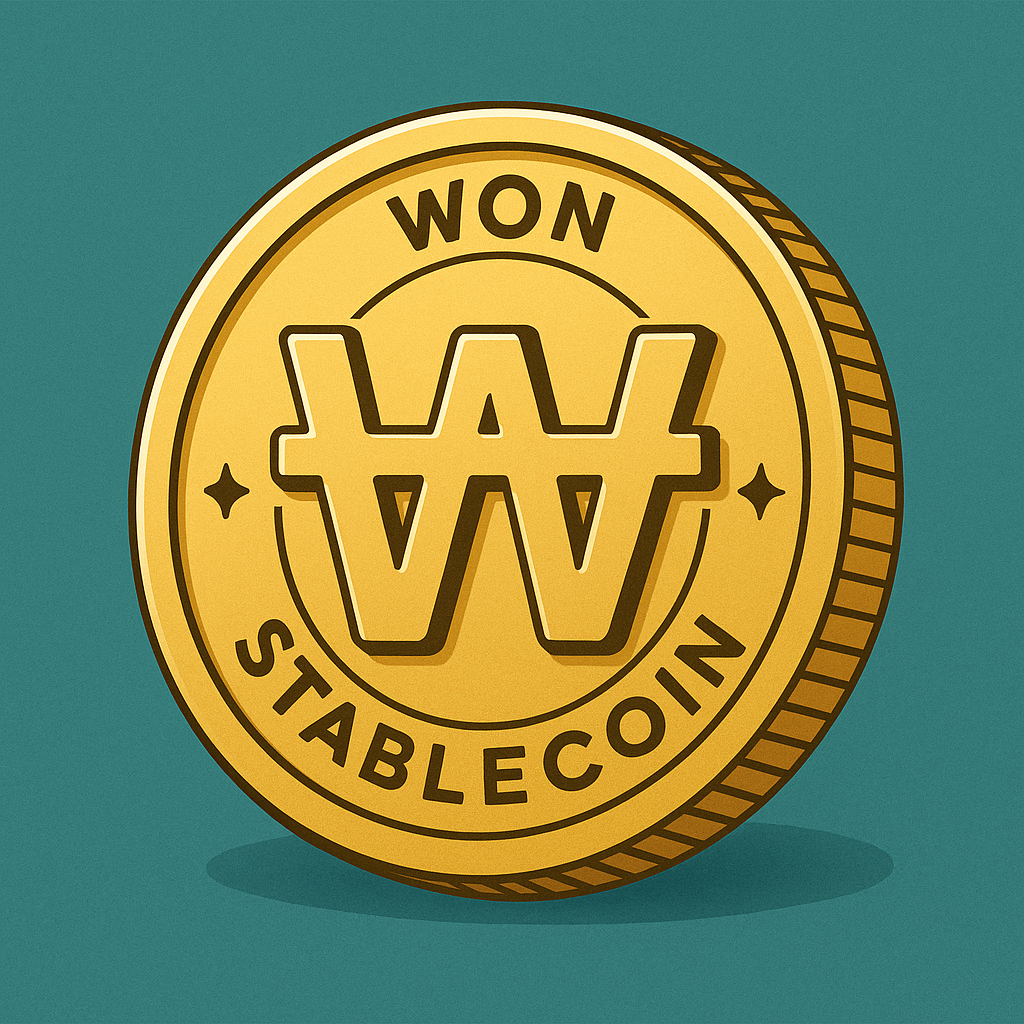원화 스테이블코인 일러스트