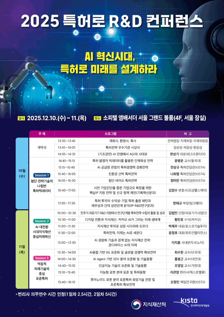 2025 특허로 R&D 컨퍼런스